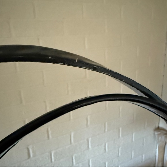 kate spade Black Puffy “Apres Ski” Tote Patent Leather Straps & Polka Dot Lining - Picture 15 of 17